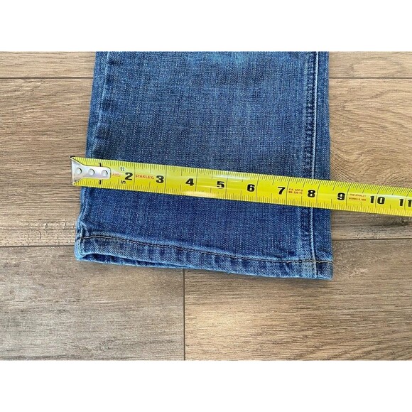 Ariat M4 Relaxed Straight Mens 40X32 Western Embroidered Stitch Blue Jeans - Picture 5 of 9